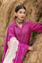 Charizma Unstitched Embroidered Marina Jacquard 3Pc Suit CLJW22-04