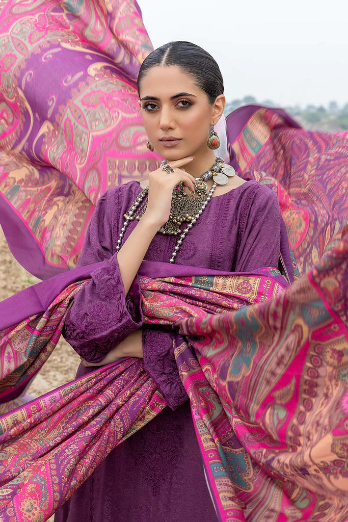Charizma Unstitched Embroidered Marina Jacquard 3Pc Suit CLJW22-06