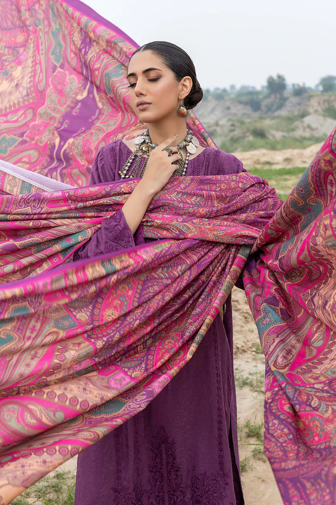 Charizma Unstitched Embroidered Marina Jacquard 3Pc Suit CLJW22-06