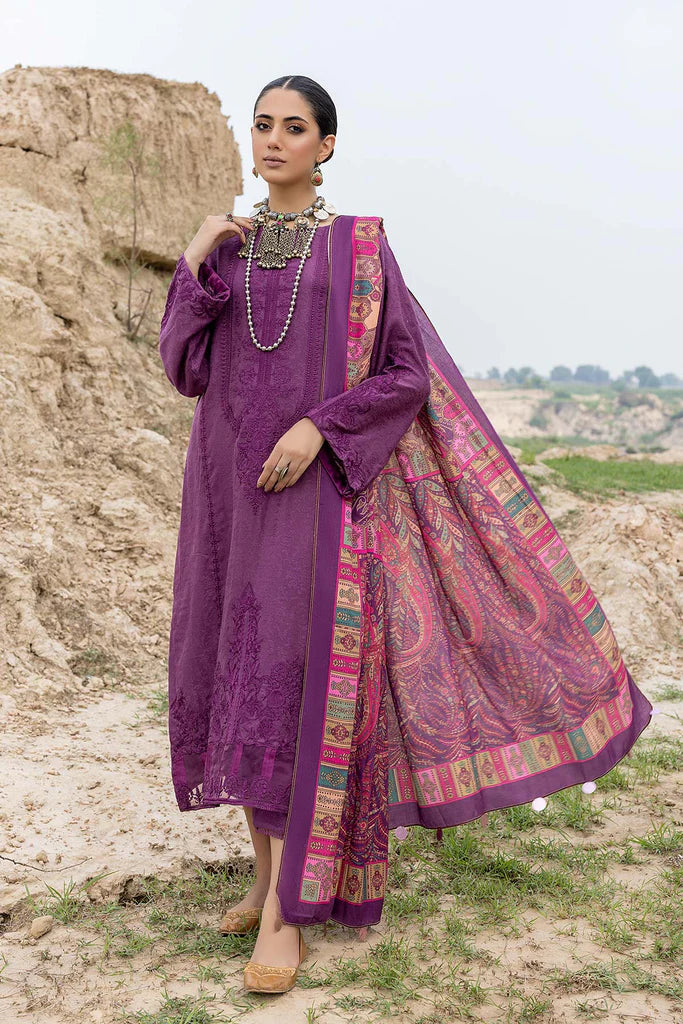 Charizma Unstitched Embroidered Marina Jacquard 3Pc Suit CLJW22-06