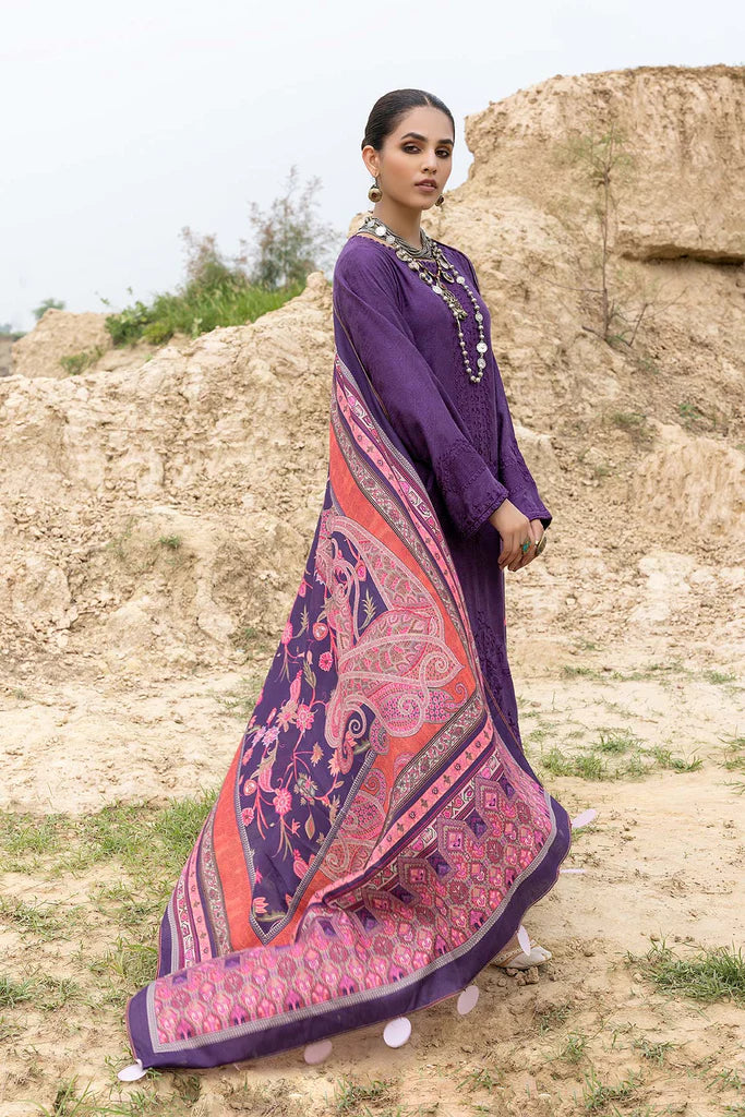 Charizma Unstitched Embroidered Marina Jacquard 3Pc Suit CLJW22-07
