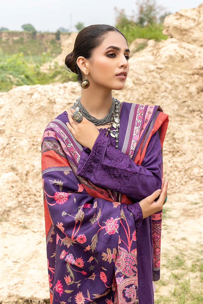 Charizma Unstitched Embroidered Marina Jacquard 3Pc Suit CLJW22-07