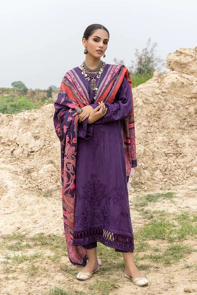 Charizma Unstitched Embroidered Marina Jacquard 3Pc Suit CLJW22-07