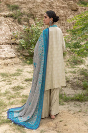 Charizma Unstitched Embroidered Marina Jacquard 3Pc Suit CLJW22-08