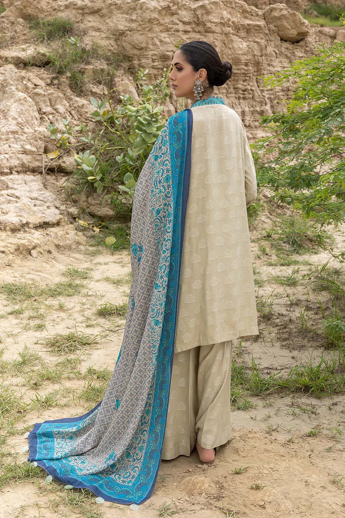 Charizma Unstitched Embroidered Marina Jacquard 3Pc Suit CLJW22-08