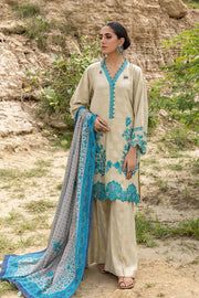 Charizma Unstitched Embroidered Marina Jacquard 3Pc Suit CLJW22-08