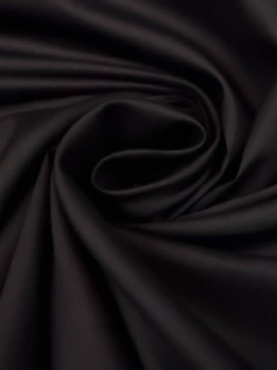 Pure Black Lawn Fabric Plain Single Color unstitched CLR-32 - FaisalFabrics.pk