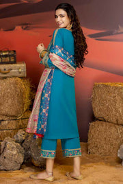Charizma Meeras Embroidered Khaddar Unstitched 3Pc Suit CM-01