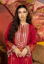 Charizma Meeras Embroidered Khaddar Unstitched 3Pc Suit CM-02
