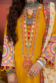 Charizma Meeras Embroidered Khaddar Unstitched 3Pc Suit CM-03