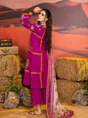 Charizma Meeras Embroidered Khaddar Unstitched 3Pc Suit CM-04