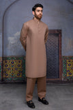 So Kamal Mens Unstitched Classic Cotton Suit CM-1514 Brown