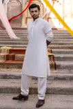 So Kamal Mens Unstitched Classic Cotton Suit CM-1514 Off White