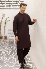 So Kamal Mens Unstitched Classic Bleneded Suit CM-1517 Brown
