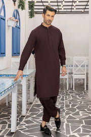 So Kamal Mens Unstitched Classic Bleneded Suit CM-1517 Brown