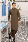 So Kamal Mens Unstitched Classic Blended Suit CM-1517 Green