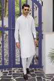 So Kamal Mens Unstitched Classic Blened Suit CM-1517 White