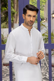 So Kamal Mens Unstitched Classic Blened Suit CM-1517 White