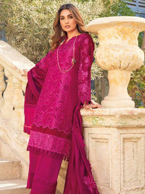 GulAhmed Summer Premium Embroidered Cotton Net Unstitched 3Pc CN-32001