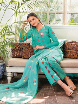 GulAhmed Summer Essential Lawn Unstitched Embroidered 3 Piece CN-32010