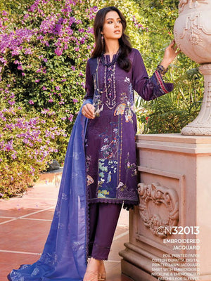 GulAhmed Summer Premium Embroidered Jacquard Unstitched 3Pc CN-32013