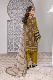 Charizma Naranji Vol-03 Unstitched Embroidered Lawn 3Pc Suit CN22-19 A