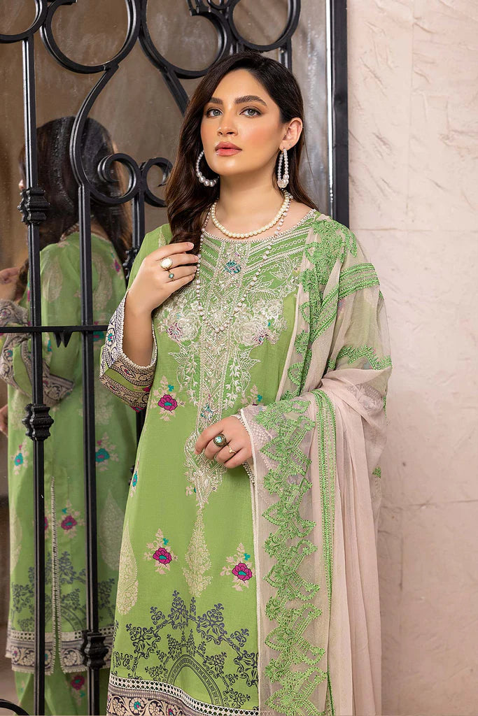 Charizma Naranji Vol-03 Unstitched Embroidered Lawn 3Pc Suit CN22-26
