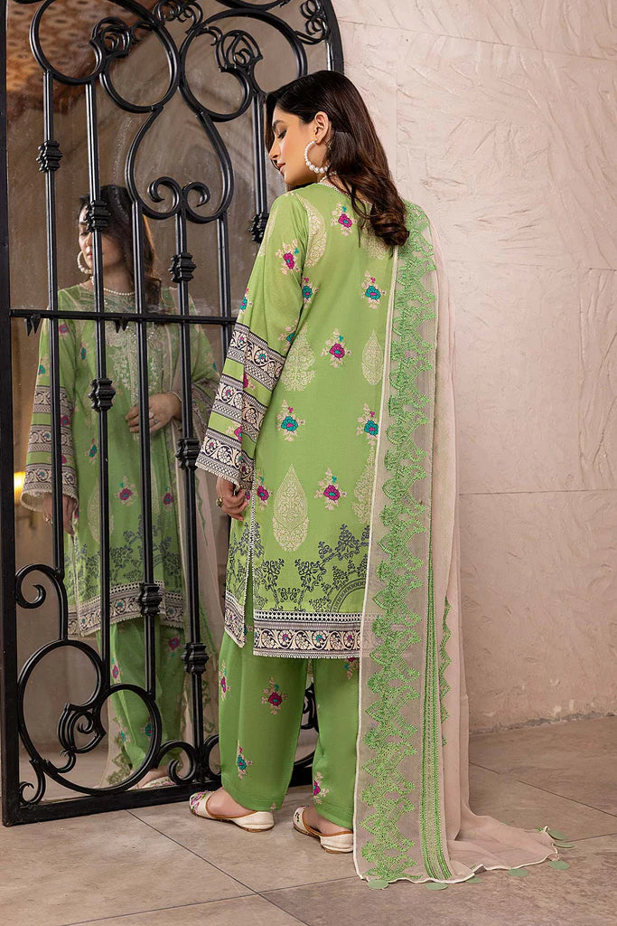 Charizma Naranji Vol-03 Unstitched Embroidered Lawn 3Pc Suit CN22-26
