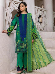 Charizma Naranji Vol-03 Unstitched Embroidered Lawn 3Pc Suit CN22-27 A