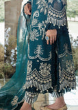 Afrozeh Luxury Lawn Unstitched 3 Piece Embroidered Suit D-10 Cobalt Sky - FaisalFabrics.pk