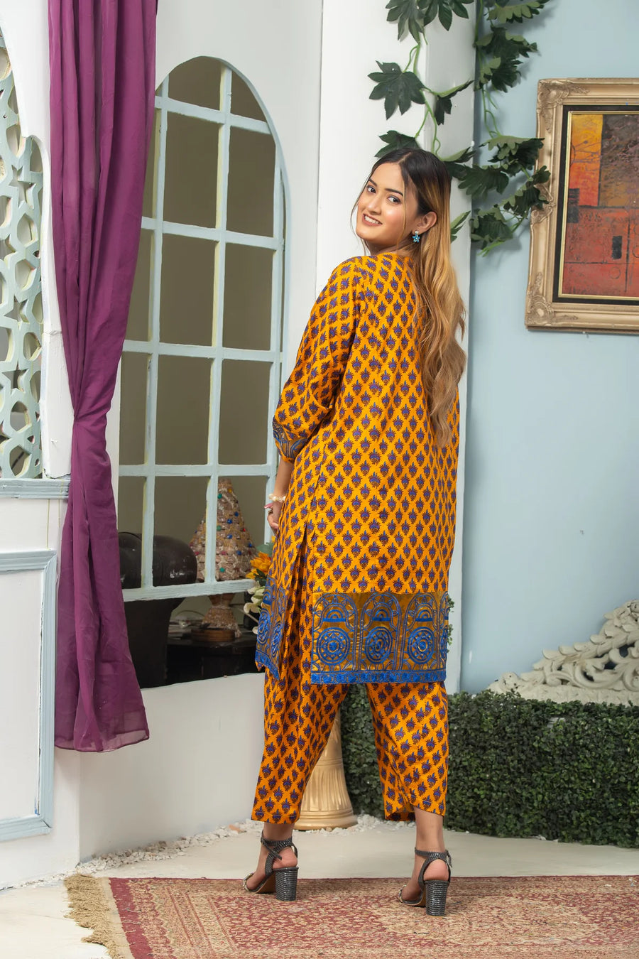 Mak Fashion Essentials Edit Embroidered Lawn Ready to Wear 2Pc - CORAL