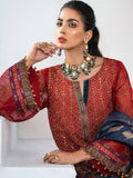 Akbar Aslam Luxury Chiffon Collection 2020 3pc Suit AAW-03 CORAL BELLS - FaisalFabrics.pk