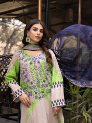 Charizma Beyond Casuals C-Prints Unstitched Lawn 3Pc Suit CP-001