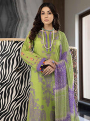 Charizma Beyond Casuals C-Prints Unstitched Lawn 3Pc Suit CP-005