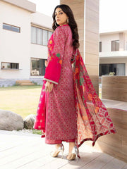Charizma Beyond Casuals C-Prints Unstitched Lawn 3Pc Suit CP-007