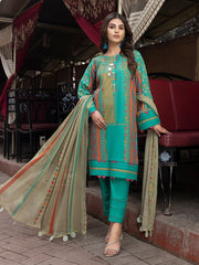 Charizma Beyond Casuals C-Prints Unstitched Lawn 3Pc Suit CP-008