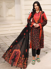 Charizma C-Prints Unstitched Printed Lawn 3 Piece Suit CP-011