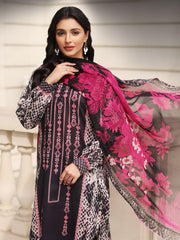 Charizma C-Prints Unstitched Printed Lawn 3 Piece Suit CP-017