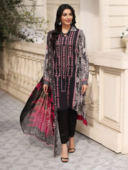 Charizma C-Prints Unstitched Printed Lawn 3 Piece Suit CP-017