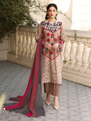 Charizma C-Prints Unstitched Printed Lawn 3 Piece Suit CP-018