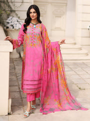 Charizma C-Prints Unstitched Printed Lawn 3 Piece Suit CP-019