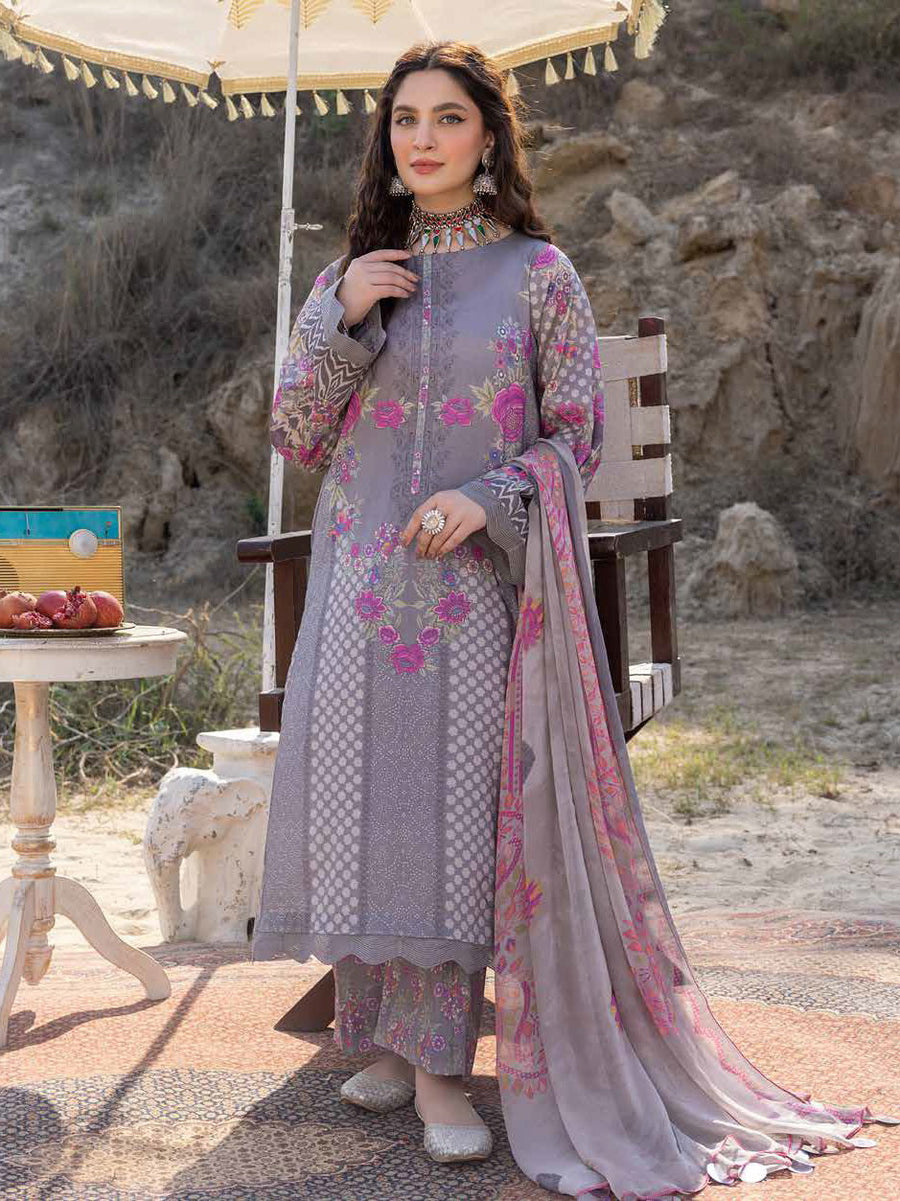 Charizma C-Prints Chunri Edition Unstitched Printed Lawn 3Pc Suit CP-32