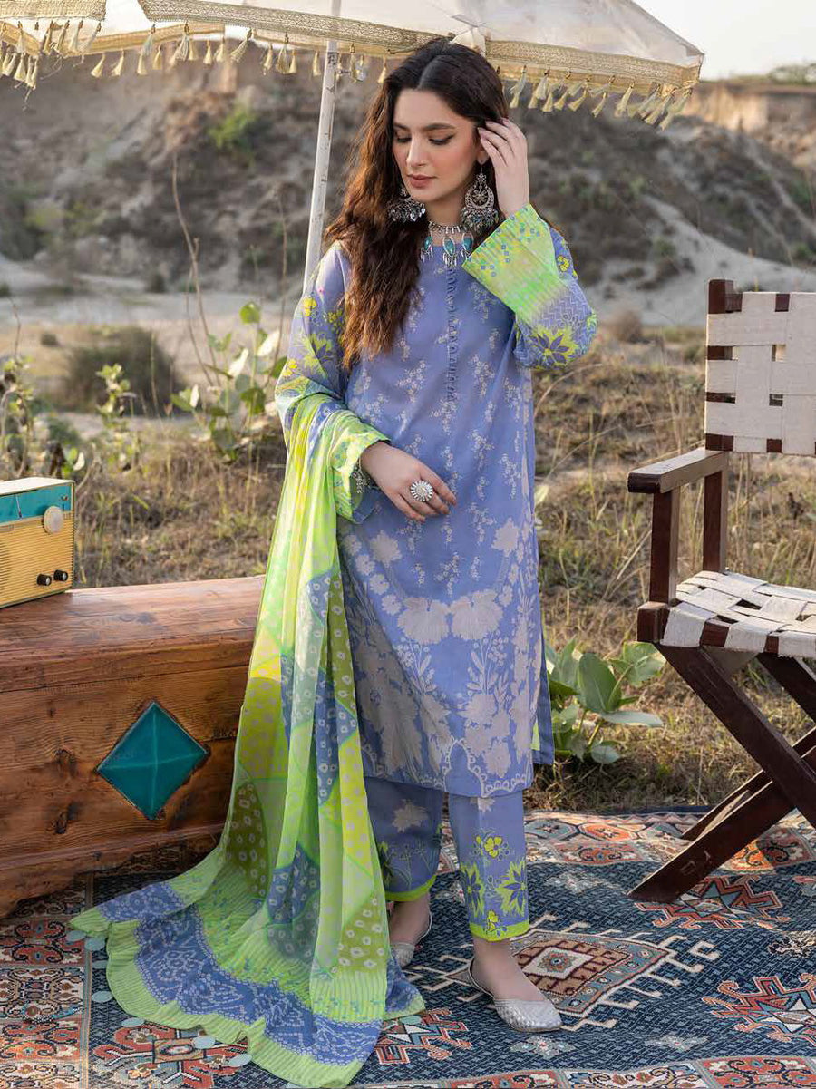 Charizma C-Prints Chunri Edition Unstitched Printed Lawn 3Pc Suit CP-35