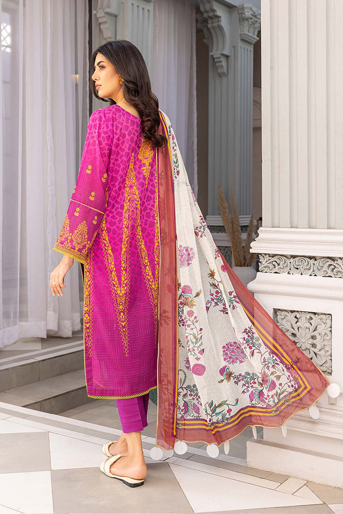 Charizma C-Prints Vol-03 Unstitched Printed Lawn 3 Piece Suit CP23-20