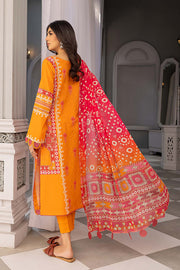 Charizma C-Prints Vol-03 Unstitched Printed Lawn 3 Piece Suit CP23-21