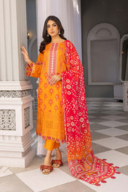 Charizma C-Prints Vol-03 Unstitched Printed Lawn 3 Piece Suit CP23-21