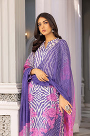Charizma C-Prints Vol-03 Unstitched Printed Lawn 3 Piece Suit CP23-22