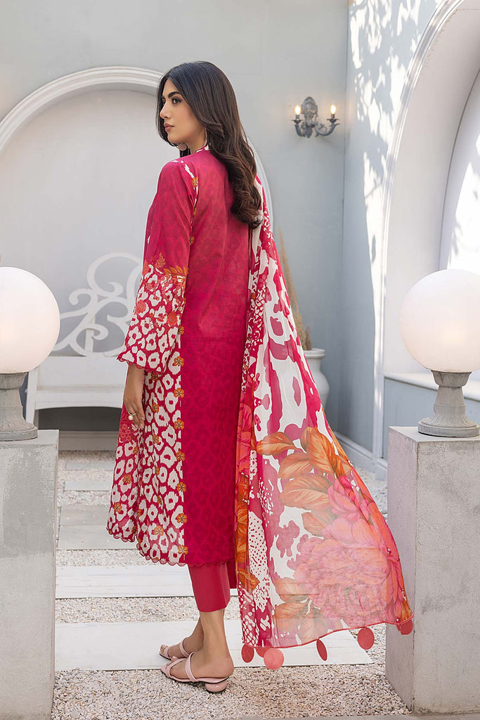 Charizma C-Prints Vol-03 Unstitched Printed Lawn 3 Piece Suit CP23-23