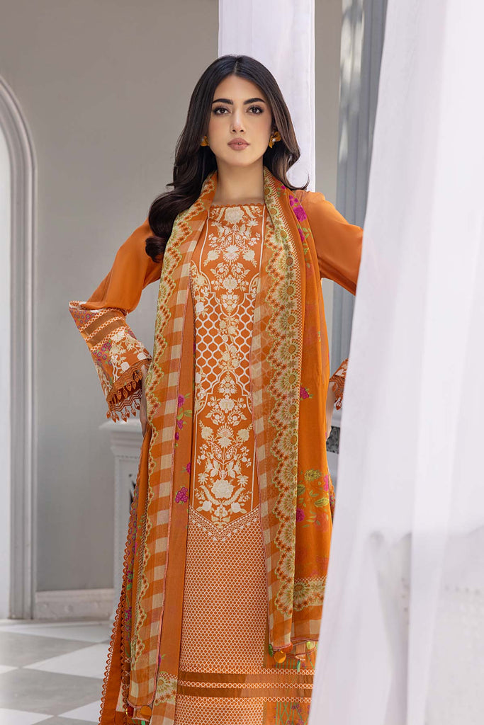 Charizma C-Prints Vol-03 Unstitched Printed Lawn 3 Piece Suit CP23-27