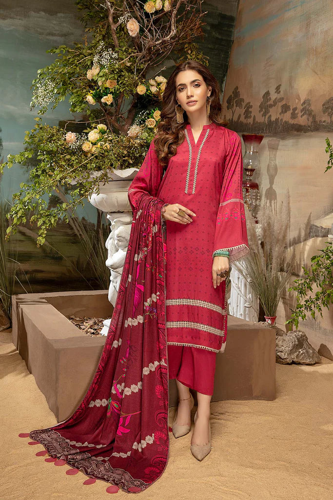 Charizma C-Prints Beyond Casuals Unstitched Kotail Printed 3Pc Suit CPW-14